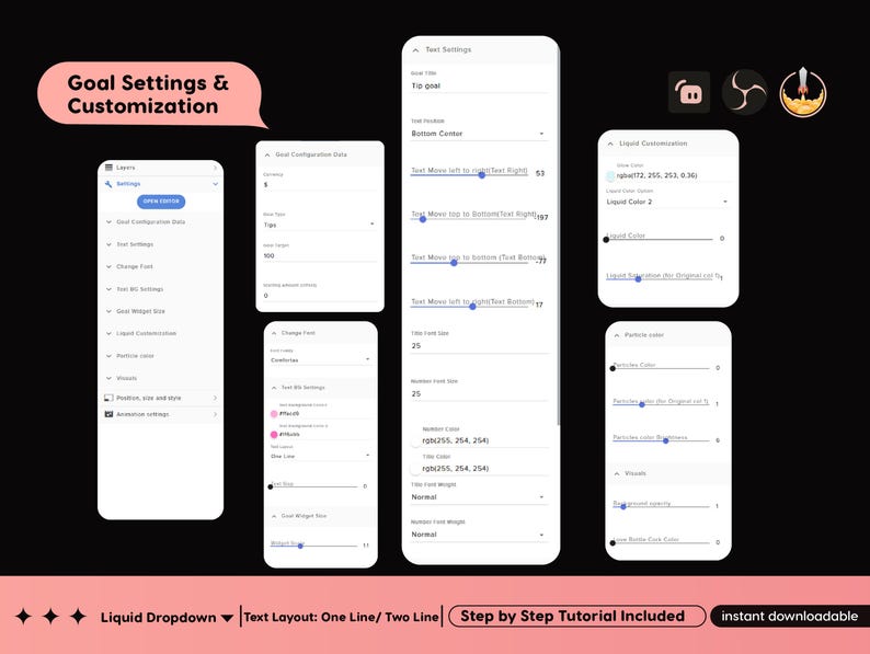 Love Skeleton Goal Widget | Twitch Streamlabs StreamElements Halloween Animated Sub Goal | VTuber Streamer image 10