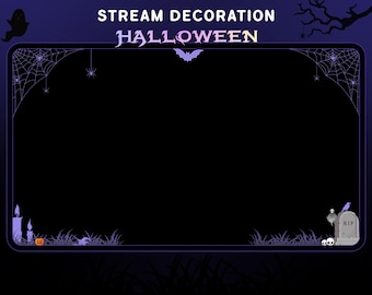 Halloween Deko Paket | Animiertes Spinnennetz, gruselige Fledermaus | Discod Dekoration