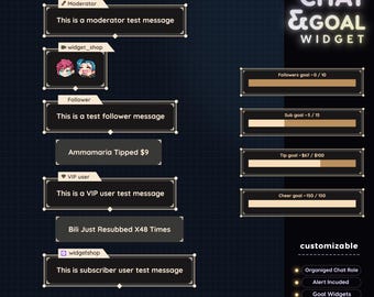 Minimal Twitch Stream Chat Widget: Pronouns & Alerts (StreamElements Only)