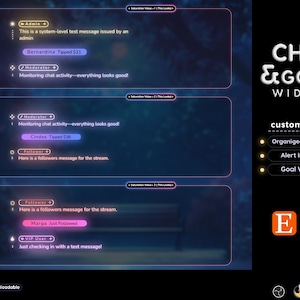 #twitchchat #neonchat #chatwidget #chatwidgettwitch #chatwidgetobs #chatwidgetstar #chatwidgetstream #chatwidgetminimal #twitchchatwidget #neonchatwidget #chatalert #sakurachat #goalwidget #goalwidgettwitch #goalwidgetstream #stargoalwidget #streamgoal #subgoal #donationgoal #twitchgoal #sakuragoal #neongoal #streamwidget #streamelements #vtuberasset #neon #neonwidget #neonstream #neonoverlay #neonvibes #neonglow #neonaesthetic #elegant #animated