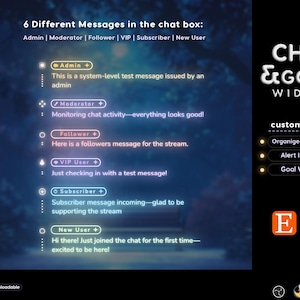 #twitchchat #neonchat #chatwidget #chatwidgettwitch #chatwidgetobs #chatwidgetstar #chatwidgetstream #chatwidgetminimal #twitchchatwidget #neonchatwidget #chatalert #sakurachat #goalwidget #goalwidgettwitch #goalwidgetstream #stargoalwidget #streamgoal #subgoal #donationgoal #twitchgoal #sakuragoal #neongoal #streamwidget #streamelements #vtuberasset #neon #neonwidget #neonstream #neonoverlay #neonvibes #neonglow #neonaesthetic #elegant #animated