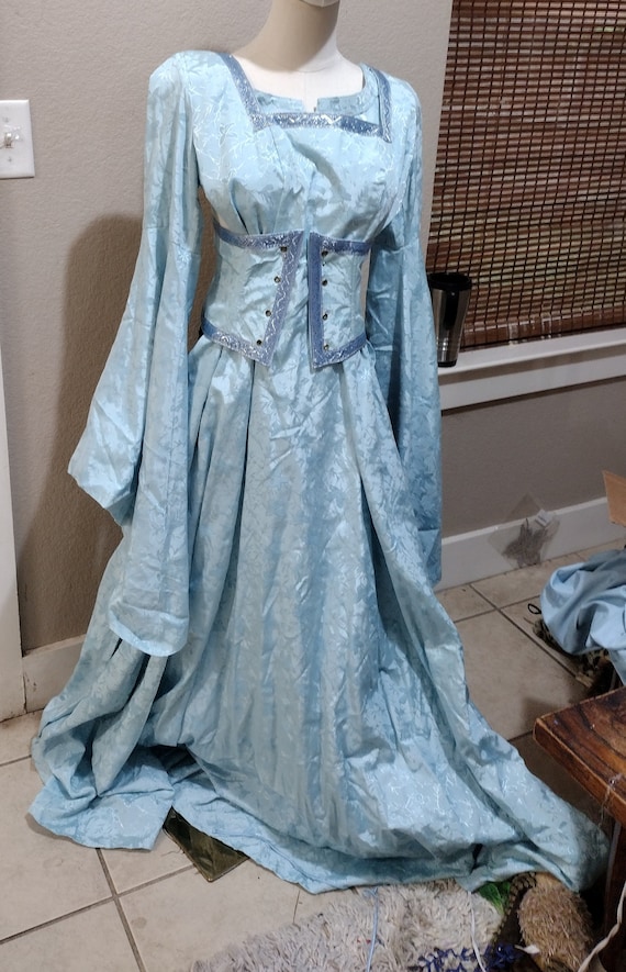 Ren Faire Dress Gown Costume Women Clothing Corse… - image 1