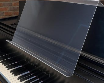 Grand Upright Piano Acrylic Music Stand (Width 18&quot;)