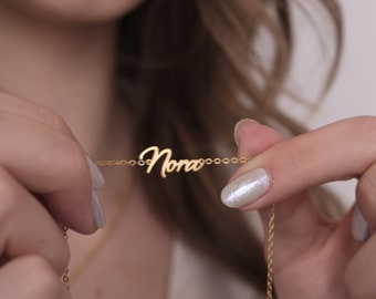 14K Gold or 925 Silver Name Bracelet/Custom Bracelet/İnitial Bracelet/Handmade Jewelry/Gift For Her/Personalized Gift/Silver Chritmas Gift