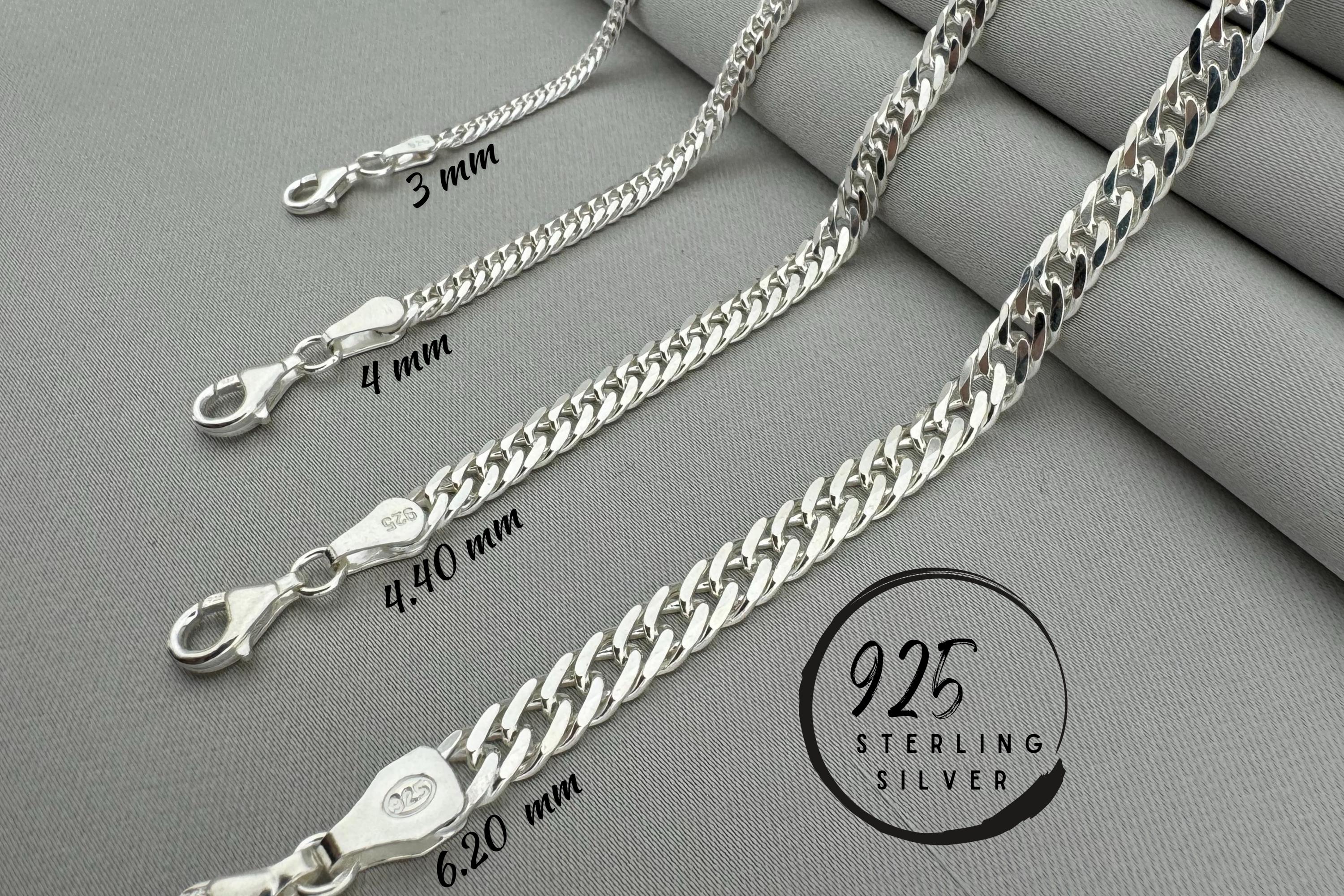 Silver Chain, Solid Curb Link Chain, Rustic Chain, Boho Chain, 925 Sterling Silver Chains, Choker Silver Chain, Necklace for Men and Women - Etsy Silver Chain, Solid Curb Link Chain, Rustic Chain, Boho Chain, 925 Sterling Silver Chains, Choker Silver Chain, Necklace for Men and Women - Etsy