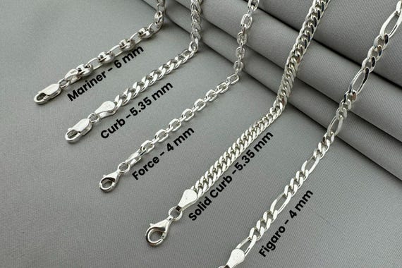 [HARANG] ★BTS 着用★ Silver Chain Necklace (Silver 925) 925 Sterling Silver Chain, Silver Chain, Elegant Jewelry