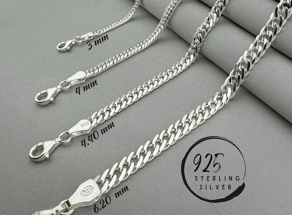 Savlano 925 Sterling Silver Italian Figaro Chain Bracelet - Solid, Hypoallergenic, Gift Box - View #3