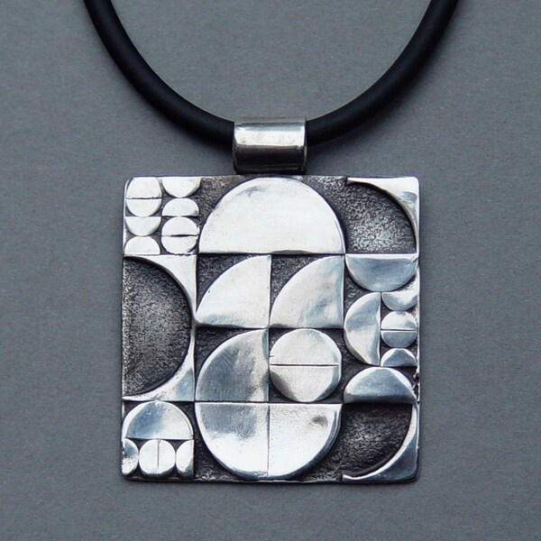 Bold Retro Mod 1960s style pendant MOD FAB