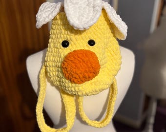 Daisy Duck Backpack Simplified Crochet Pattern