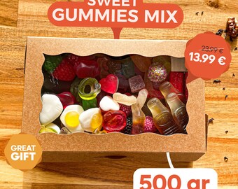 Gummy Sweet Treat Box Pick and Mix Sweets Sweet Box Snoepjes Pick and Gift Sweet Treat Sweet Box veganistisch vegetarisch glutenvrij