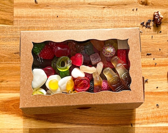 Kleine Gummibärchen-Mixbox, Gummibonbons, Gummibärchen, süße Geschenkbox, Geschenkidee, Gummibonbons Geschenkbox, Schweißbonbons, Kaubonbons, Gummibonbons