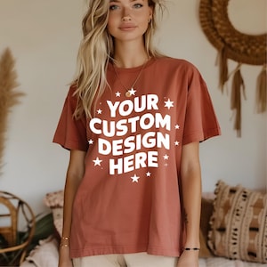 Comfort Colors 1717 Shirt-Comfort Colors Mockup-1717 Mockup-Shirt Mockup-Studio Mockup-Shirt Mockup
