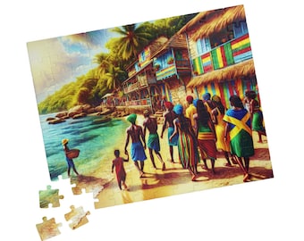 Island People Puzzle (110, 252, 520, 1014-piece)