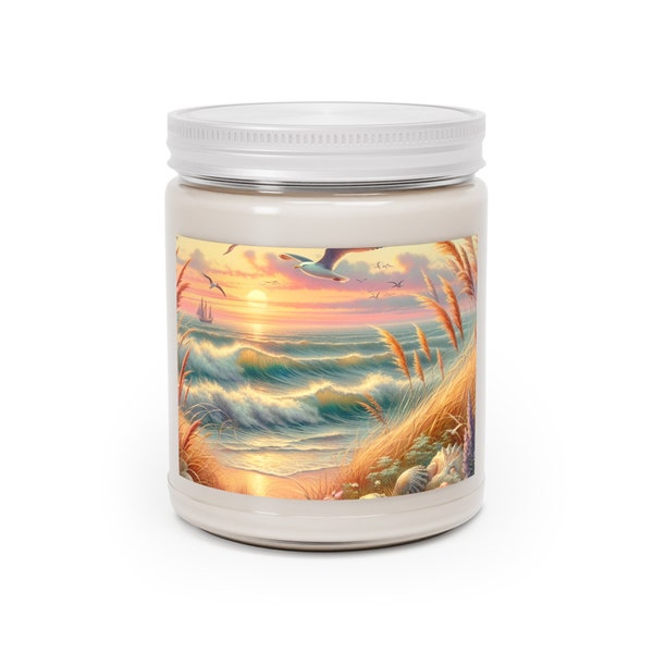 Tropical Island Sea Breeze Scented Candles, 9oz