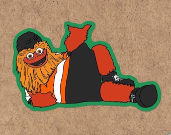 Philadelphia Gritty Vinyl Sticker - Philly Flyers Pennsylvania PA Die-Cut Souvenir Souvenirs