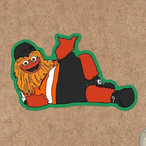 Philadelphia Gritty Vinyl Sticker - Philly Flyers Pennsylvania PA Die-Cut Souvenir Souvenirs