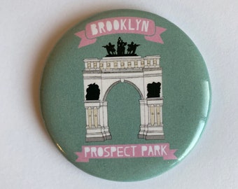 Prospect Park Magnet - 3 Brooklyn New York City NY NYC BK Grand Army Plaza Refrigerator Fridge Souvenir