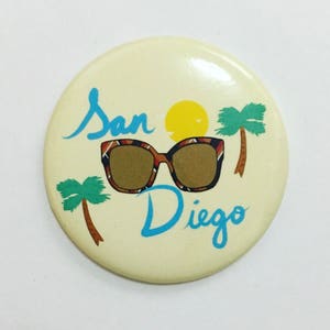 San Diego Magnet - Occhiali da sole, sole e palme California Souvenir