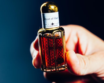 Myst of Oud Luxury Perfume Oil: Vegan Arabic Attar Roll on Perfume