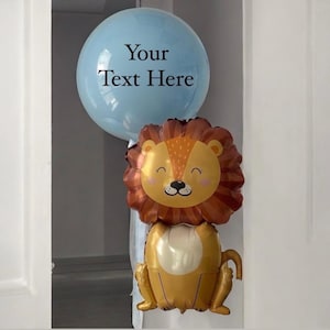 Lion Balloon Set: Safari Jungle Birthday Party Decorations