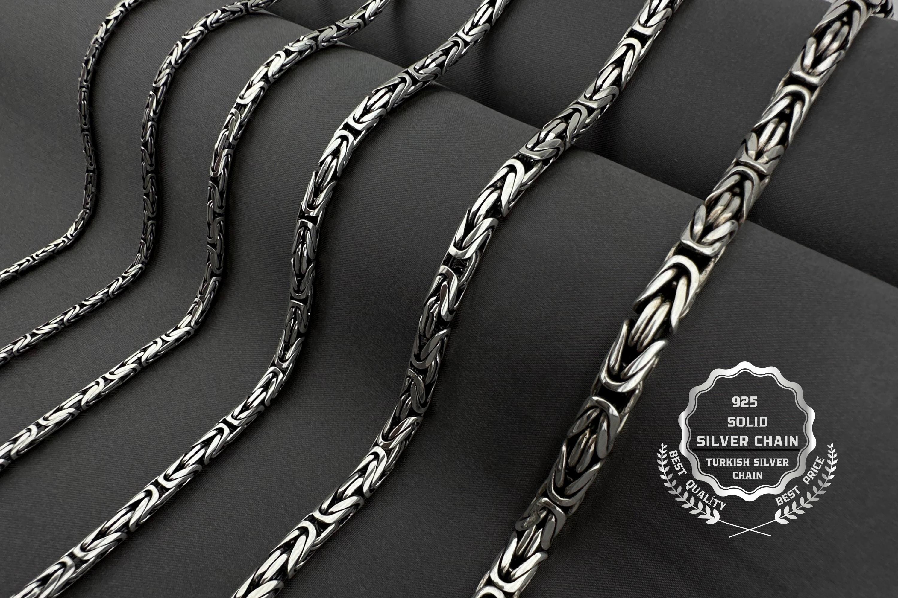 ソリッド925スターリングシルバーメンズ13.5 mmフラットアンカーマリナーチェーンネックレス-安全なロブスターロッククラスクラスEscape 26%ヴォールゼ付き ソリッド925スターリングシルバーメンズ13.5 mmフラットアンカー