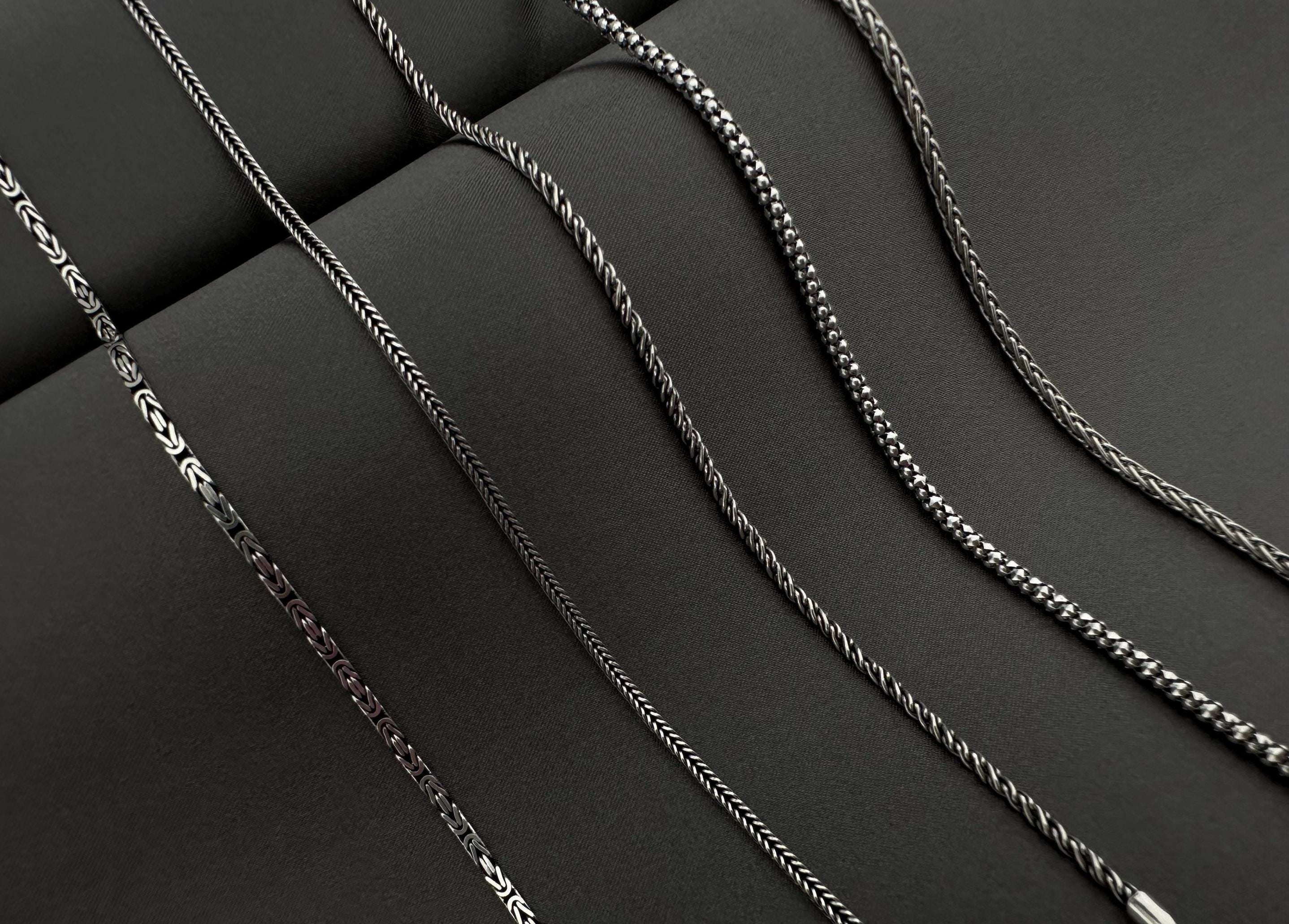 [韓国人気ジュエリー] [silver925] goodness necklace-silver Silver Chain, 925 Sterling Silver Necklace, Boho Chain, Gift