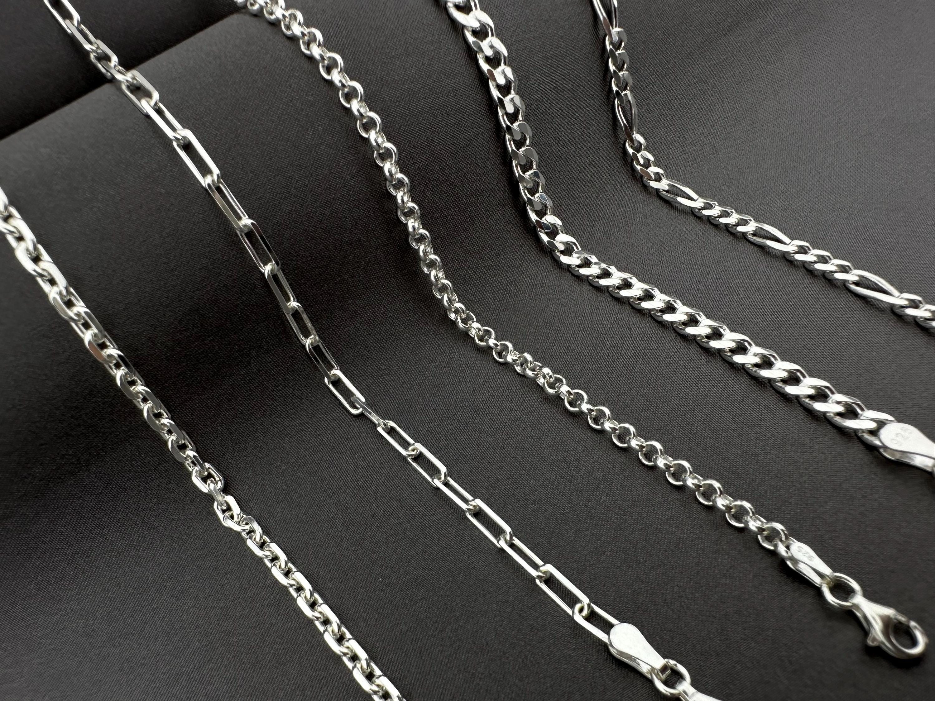 【IVE 着用】Avant Signatures Minoan Necklace( 925 Silver) Silver Man's Necklace, Dainty Silver Necklace, 925 Sterling