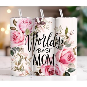 Vaso para el Día de la Madre Regalo para el Día de la Madre Archivo PNG Diseño de vaso digital de 20 oz Envoltura para vaso de mamá