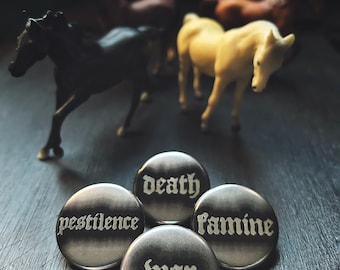 フォー・ホースメン カルーセル ポニー ピンセット: 黙示録 エナメル