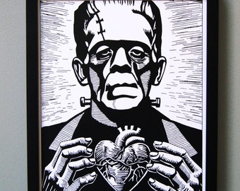 The Heart of Frankenstein art print