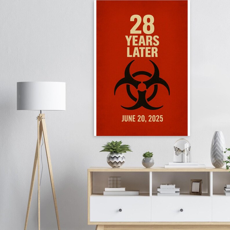 28 Years Later Poster Print Post Apocalyptic Horror Wall Art Semi