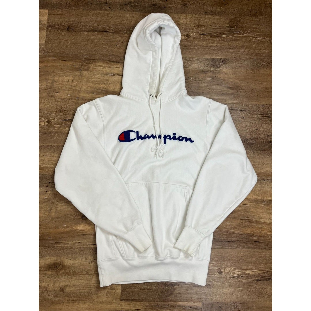 Champion Reverse Weave 90s スウェット L Buy Vintage 90s Champion Reverse Weave Hoodie Spellout White