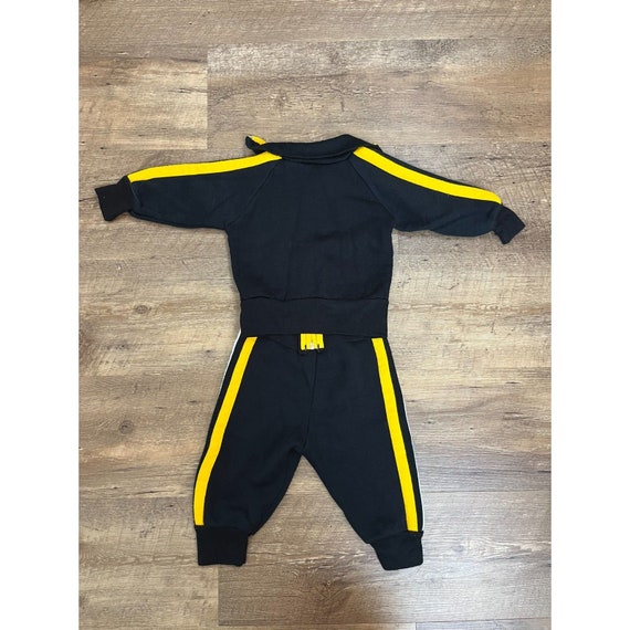 Vtg 80's Steelers NFL Baby Track Suit Medium 12 M… - image 5