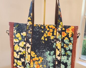 Bolso bandolera informal / Diseño sencillo / Lona estructurada