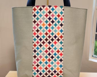 Bolso de mano con diseño retro de estrella / Fácil de llevar al hombro / Tamaño perfecto