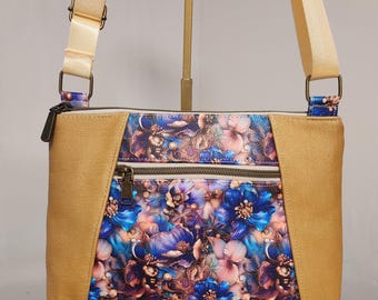 Bolso elegante y estructurado para uso diario / Color único / Bolso bandolera