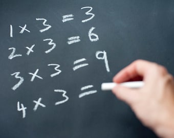 Multiplication Table 1-20, Dark Theme