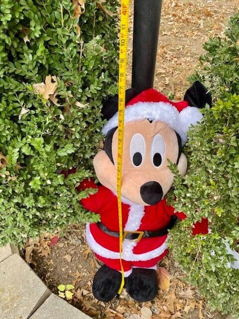 Disney Mickey Mouse Santa 42inch Plush Toy image 2