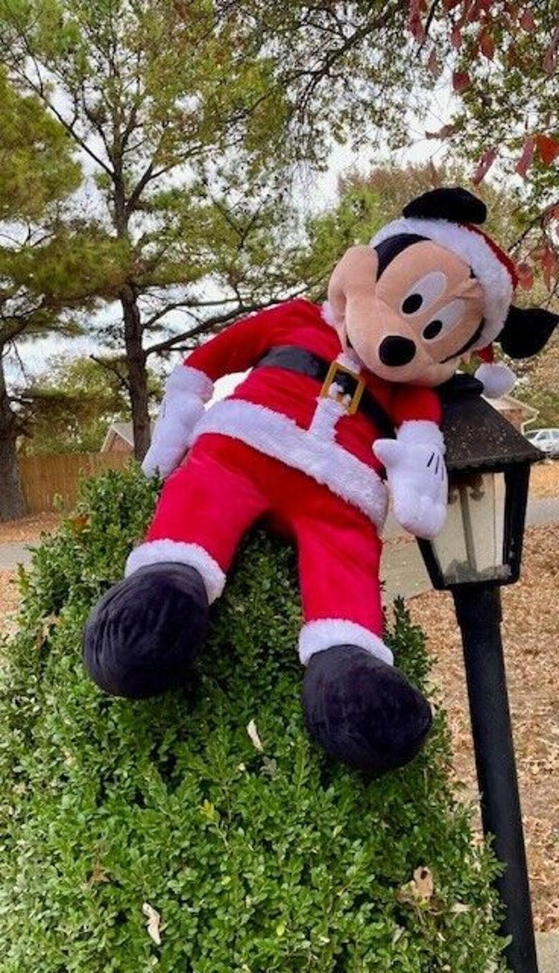 Disney Mickey Mouse Santa 42inch Plush Toy image 3