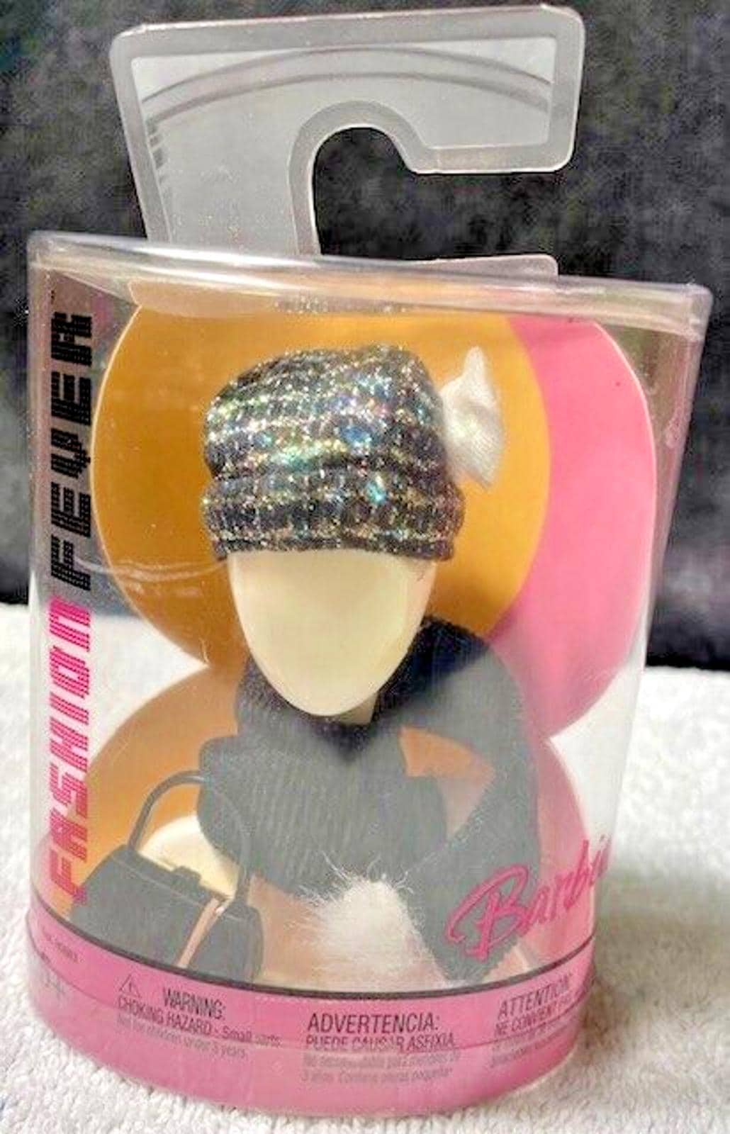 Barbie Fashion Fever Accessory Pack Hat, Necklace & purse. 2004 NEW 2004 Fashion Fever Barbie accessories Bucket Hat, Purse  main image 4