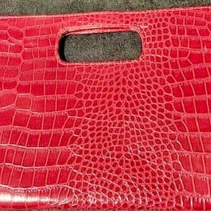 Cartera de mano para mujer Bolso de piel Giannini color burdeos