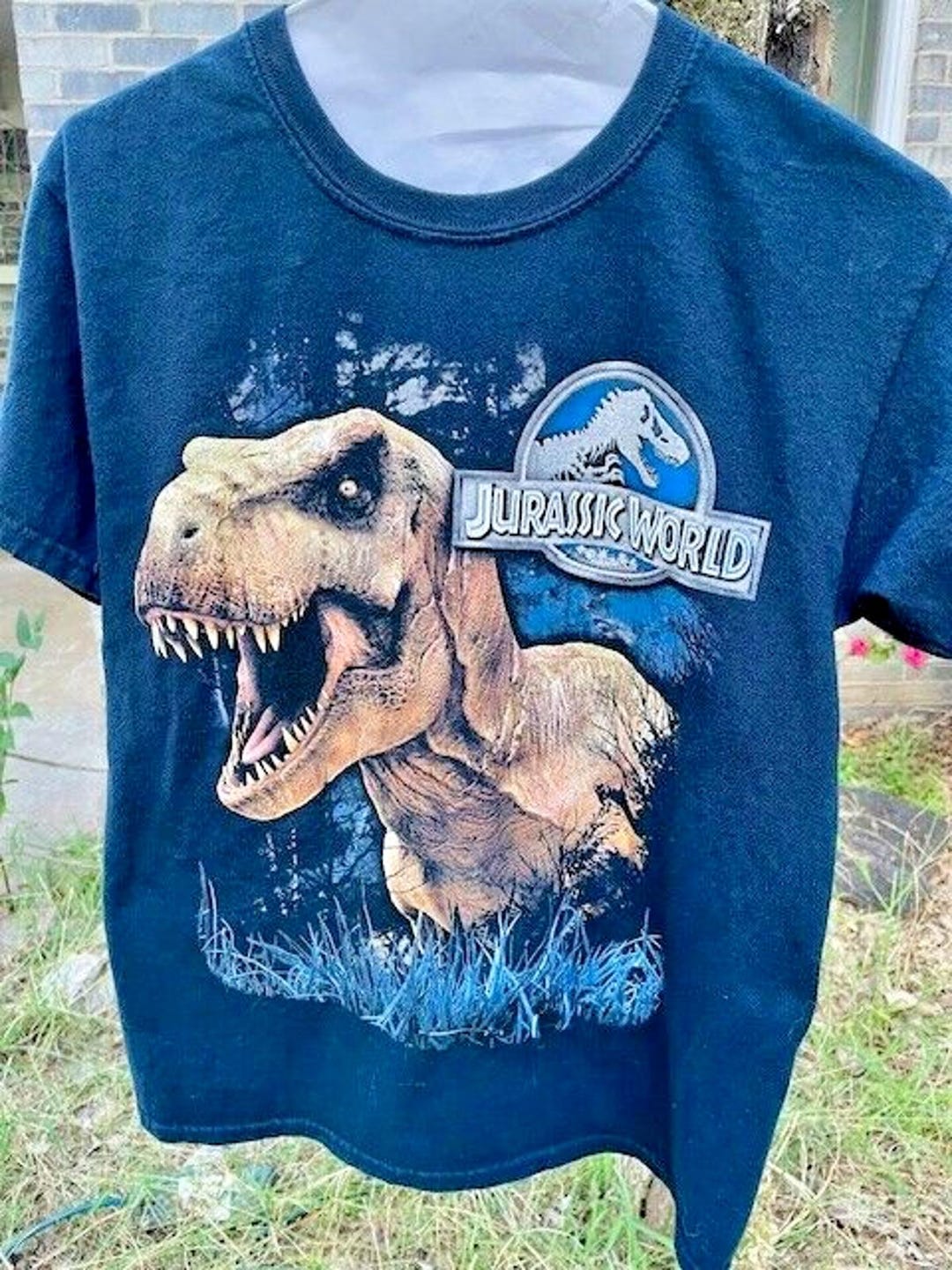 T-shirt Enfant - Jurassic World - Noir et Orange - Manches courtes - Coton - Coupe regular Noir - Prêt-à-Porter
