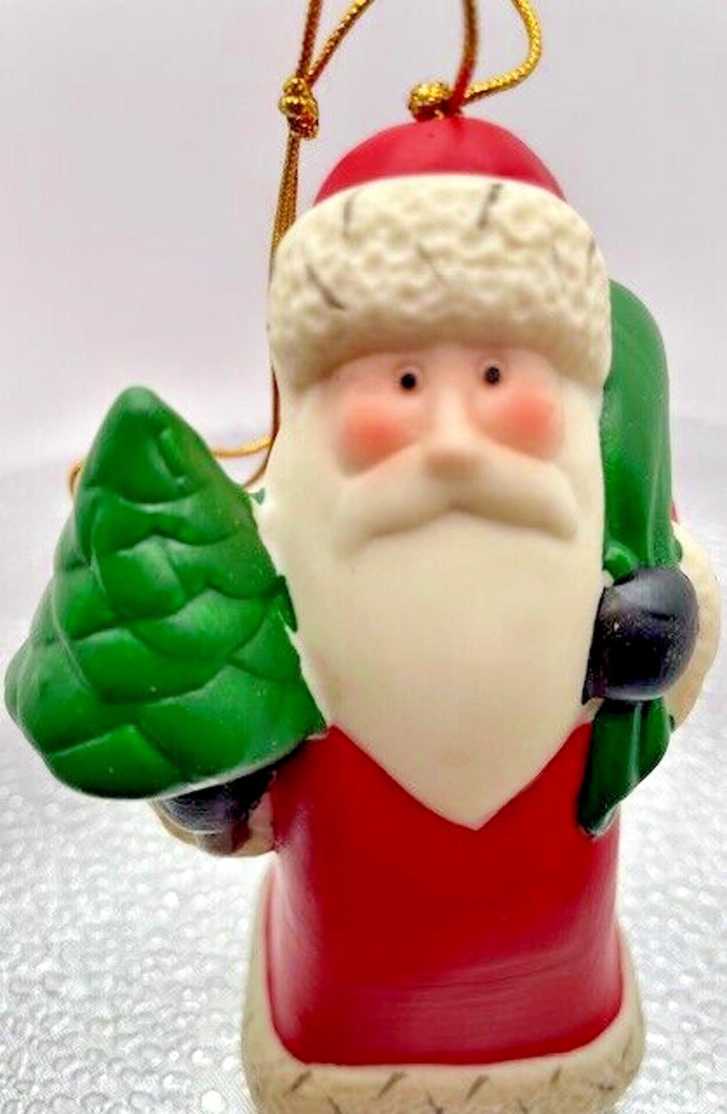 サンタクロースベル Giftco Inc. クリスマスオーナメント 陶器製置物