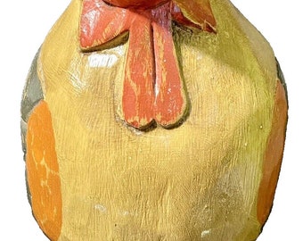 Wooden Rooster Folk Art Figurine - Hand Made & Hand Painted