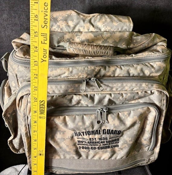 National Guard American Soldier Laptop Digital Camo Backpack