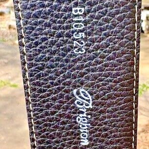 Brighton Black B10523 Buckle & Hook Leather Belt Size Small image 5