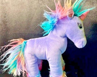 Build A Bear Unicorn Plush 15"