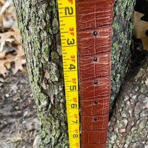 Vintage Men's Brighton Leather Belt M10055 Size 40 image 9