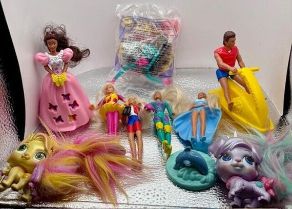 ヴィンテージ バービー マクドナルド ハッピーミール おもちゃ 90 年代