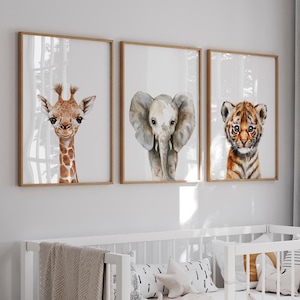 Set of 3 Prints| Safari Prints| Safari Nursery Print| Safari Baby Animal Prints| Nursery Baby Room Decor| Kid Room Decor| Animal Nursery| 03